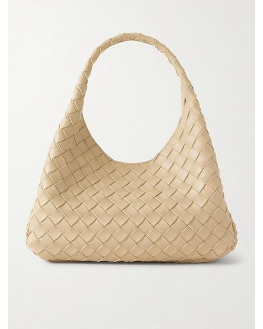 Bottega Veneta Natural Campana Intrecciato Leather Tote