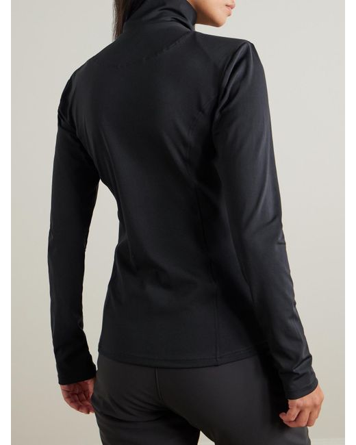 Goldbergh Black Odette Stretch Recycled-Jersey Base Layer