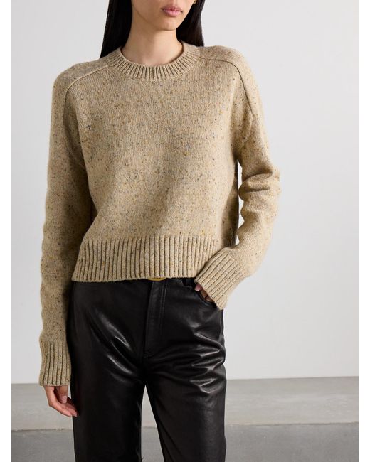 Altuzarra Natural Leona Merino Wool-Blend Sweater