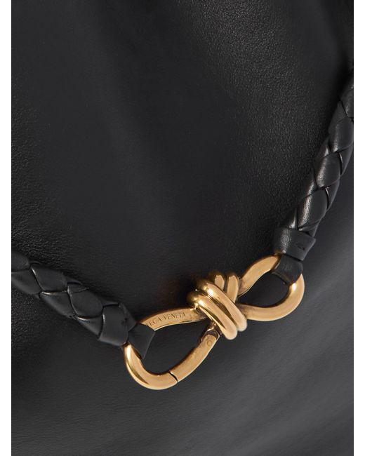 Bottega Veneta Black Andiamo Large Intrecciato Leather Tote