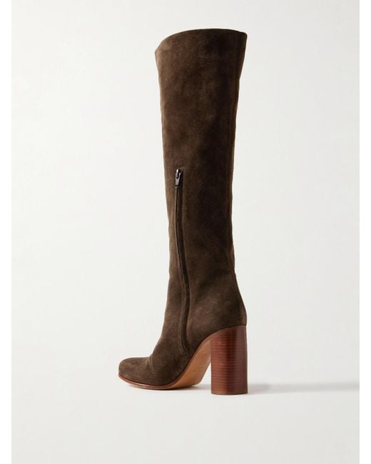 Bottes En Daim Willow Khaite en coloris Brown