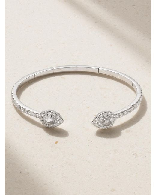 David Morris Natural 18-Karat Diamond Cuff