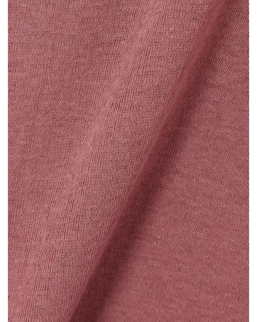 Rick Owens Pink Cotton-Jersey Tank