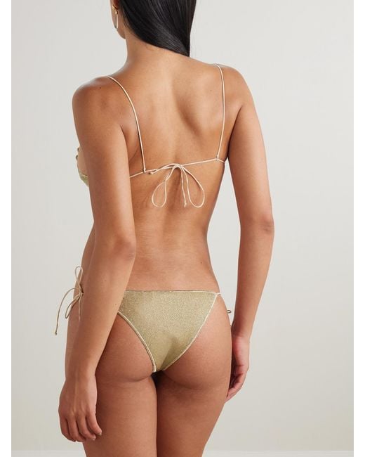 Oseree Natural Lumière Shell Metallic Bikini