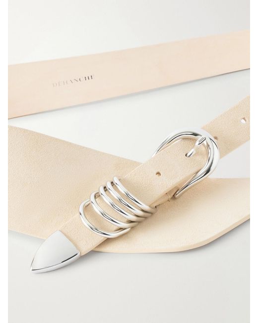 DEHANCHE Natural Alcott Suede Belt