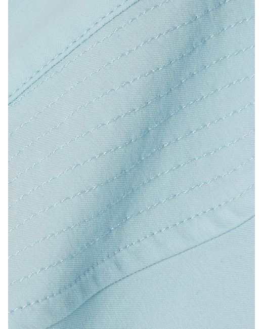 Bogner Blue Jolita Cotton-Blend Gabardine Golf Shorts