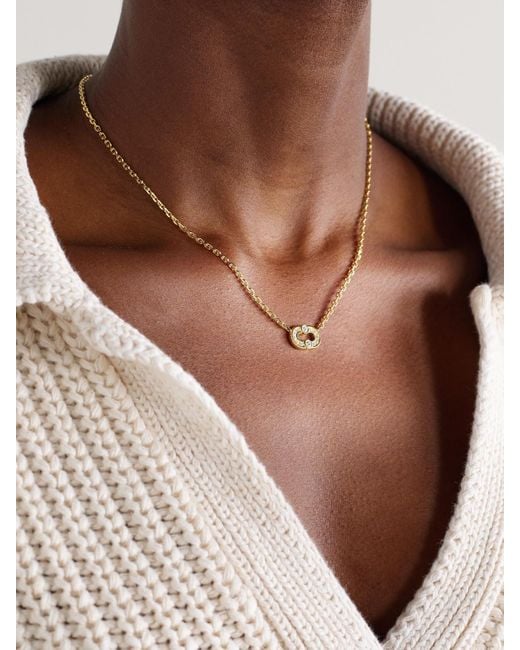 Viltier Natural Magnetic Kette Aus 18 Karat Mit Diamanten