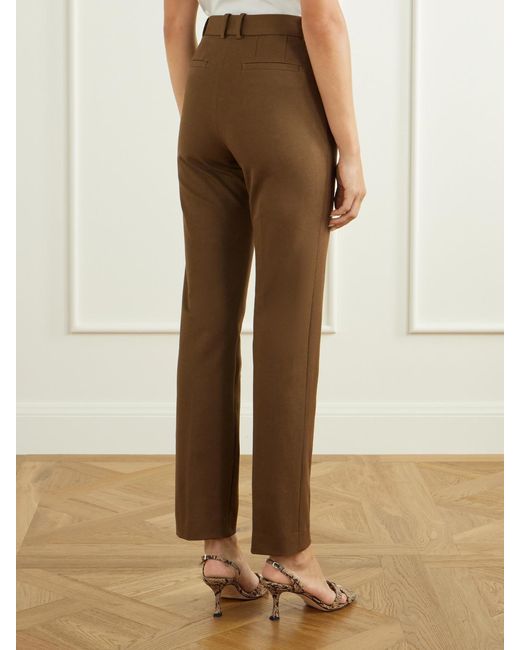 Joseph Natural New Coleman Cotton-Blend Gabardine Straight-Leg Pants