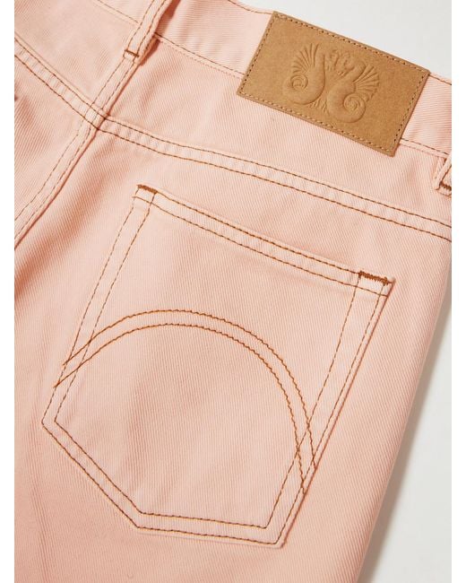 Blazé Milano Natural Clapotis Paso Cropped High-Rise Straight-Leg Jeans