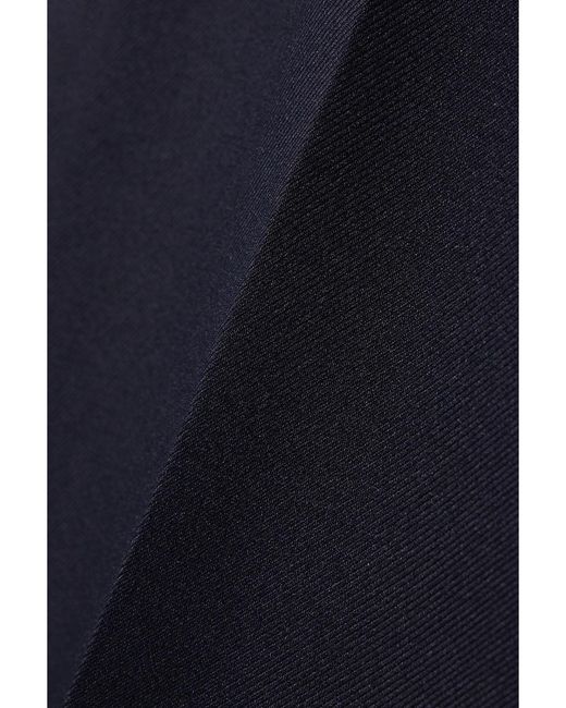 Stella McCartney Blue Net Sustain Pleated Recycled-Twill Maxi Skirt