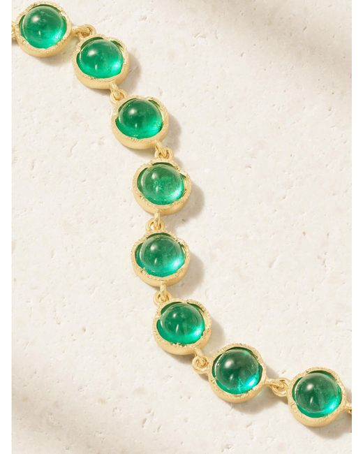 Irene Neuwirth Green 18-Karat Emerald Bracelet