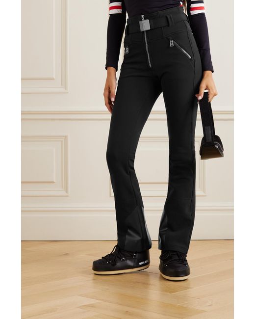 Toni Sailer Olivia Belted Sllimleg Ski Pants in Black Lyst