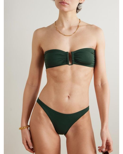 Eres Green Les Essentiels Show Bandeau Bikini Top