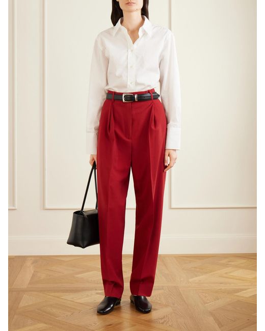 Rohe Daria Virgin Wool Tapered Pants
