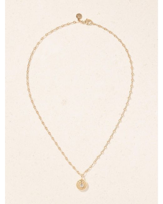 Marlo Laz Natural Lasso 14-Karat Diamond Necklace