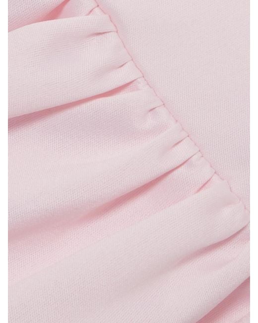Self-Portrait Pink Embellished Taffeta Mini Dress