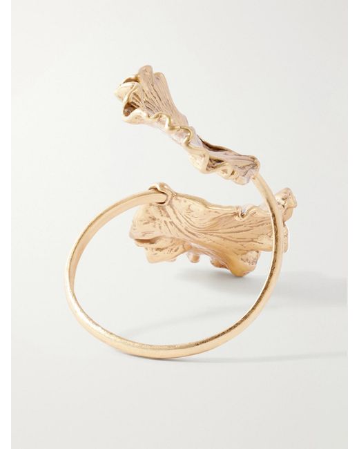 Cult Gaia White Iris-Tone Cuff