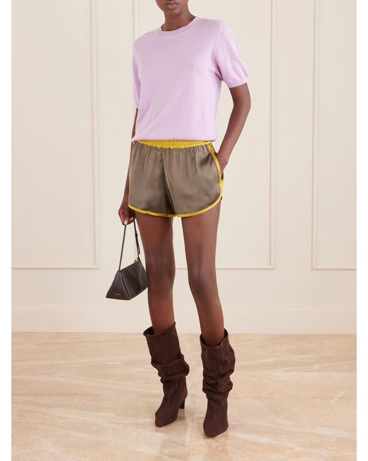 Staud Brown Wally Suede Knee Boots