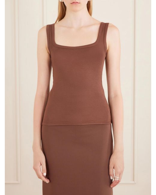 The Park Brown Sawyer Cotton Tank