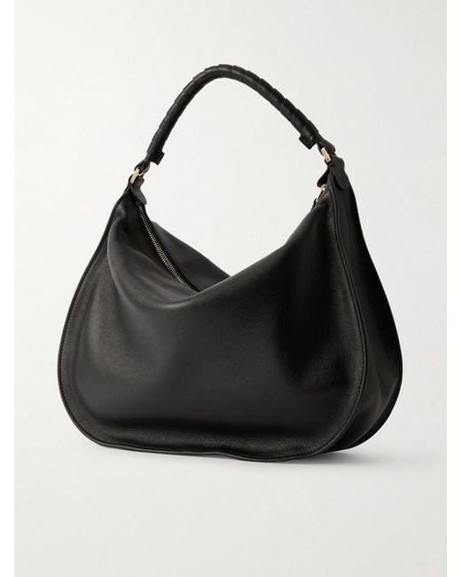 Chloé Black Marcie Leather Tote
