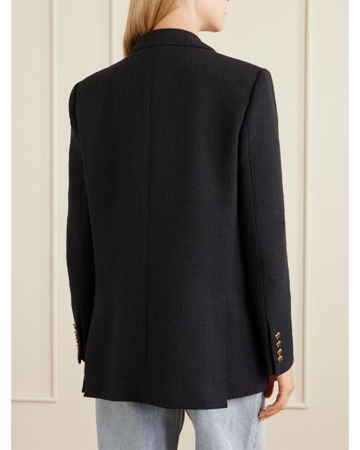 Blazé Milano Black Missy Everynight Cotton-Blend Tweed Blazer