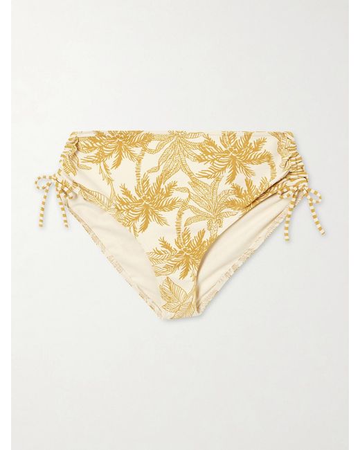 Eres Metallic Voyageuse Printed Bikini Briefs