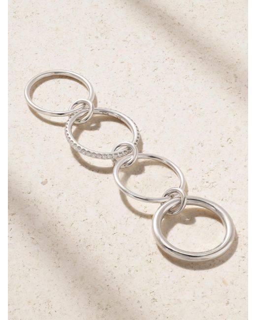 Spinelli Kilcollin Natural Nimbus Sterling Diamond Ring