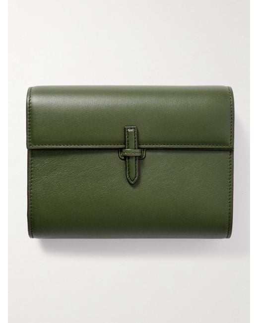 Hunting Season Green Leather Clutch