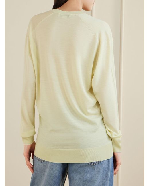 Stella McCartney Yellow Virgin Wool Sweater