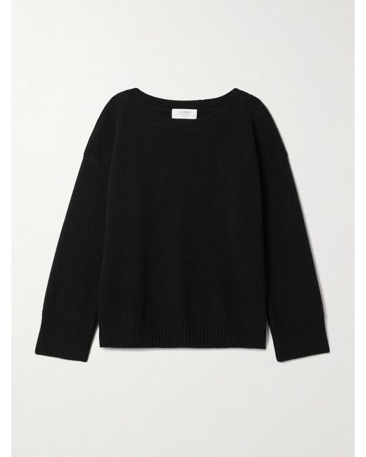 La Ligne Black Kaschmirpullover