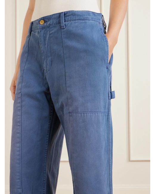 B Sides Blue Painter Mid-Rise Straight-Leg Jeans