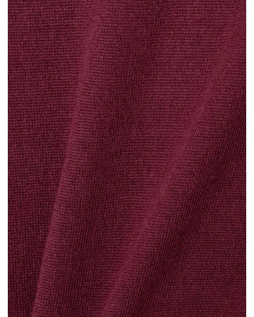 Leset Red James Wool Turtleneck Sweater