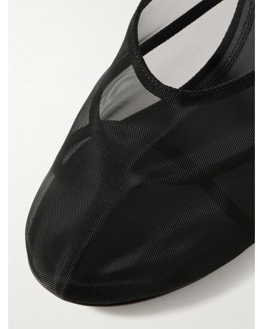 Neous Black Pherka Mesh Mules