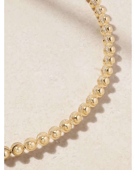 L'Atelier Nawbar Natural The Atom 18-Karat Diamond Necklace