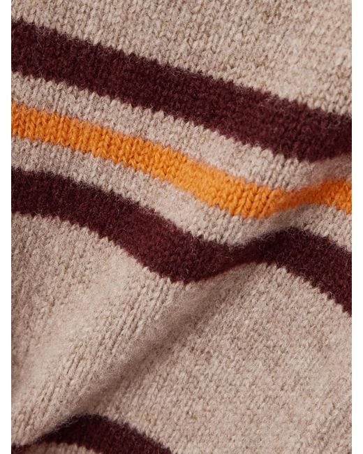 &Daughter Multicolor Edith Pullover Aus Wolle Mit Polokragen Und Streifen
