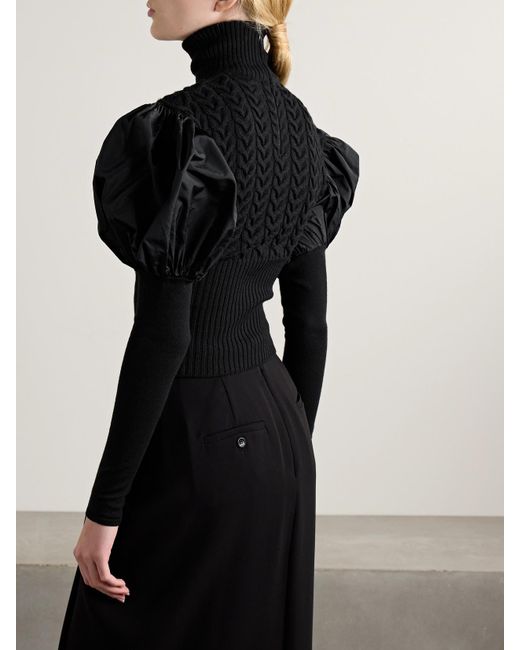 Max Mara Black Pullover Aus Einer Wollmischung