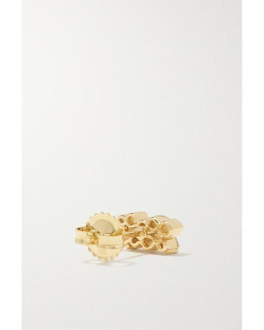Suzanne Kalan Natural 18-Karat Diamond Earrings