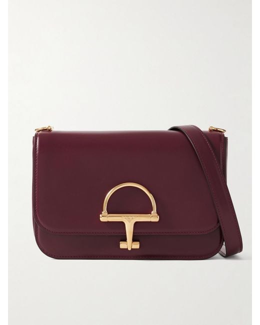 Gucci Purple Siena Leather Shoulder Bag