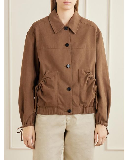 Deiji Studios Brown Organic-Cotton Jacket
