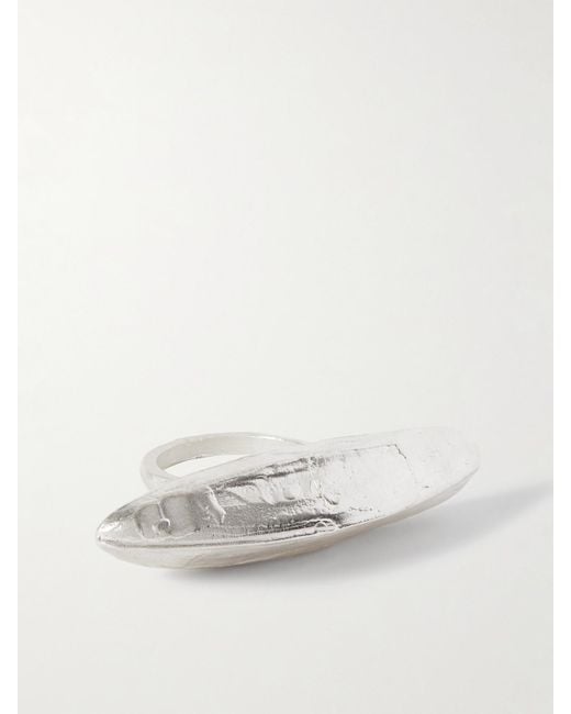 Alighieri White The Ancient Incantations Recycled Ring