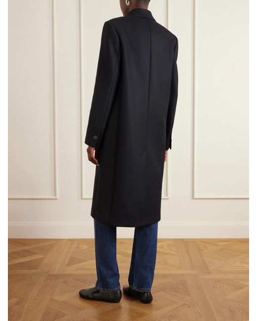 Totême Blue Wool-Blend Coat