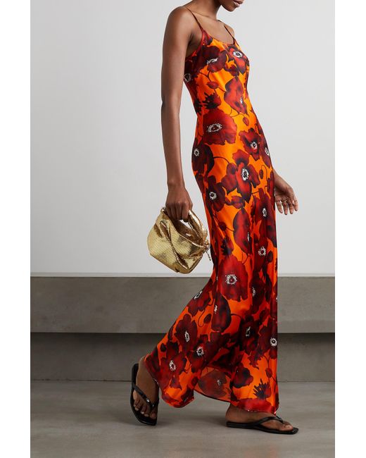 Malibu floral maxi clearance dress