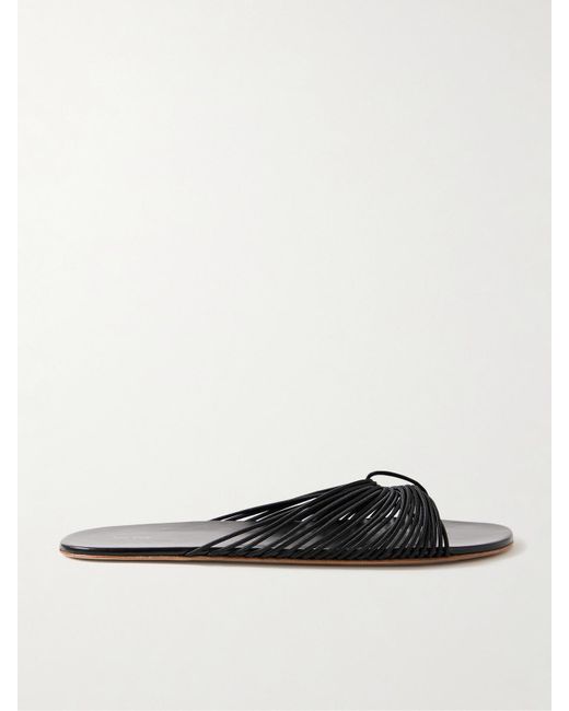 The Row White Sara Stretch Slides