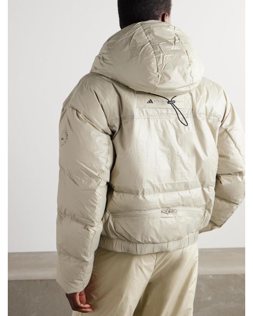 Doudoune À Capuche En Tissu Technique Recyclé Truenature Adidas By Stella McCartney en coloris Natural