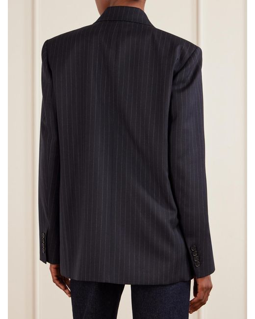 Nili Lotan Blue Leston Wool-Blend Blazer