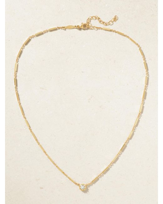 Jacquie Aiche Natural Sophia Large Kette Aus 14 Karat Mit Diamant