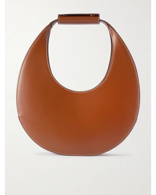 Staud Brown Moon Tote Aus Leder