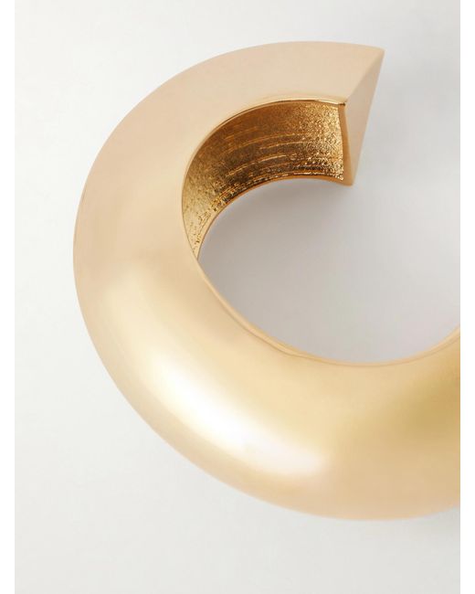 Alaïa Natural Edge-Plated Cuff