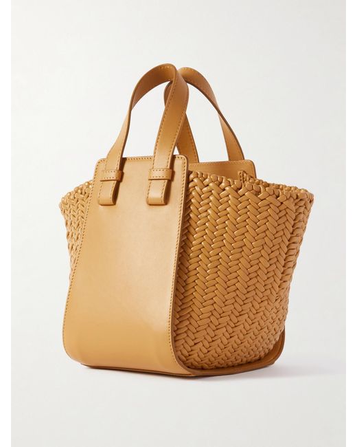 Loewe Natural Hammock Tote Aus Geflochtenem Leder