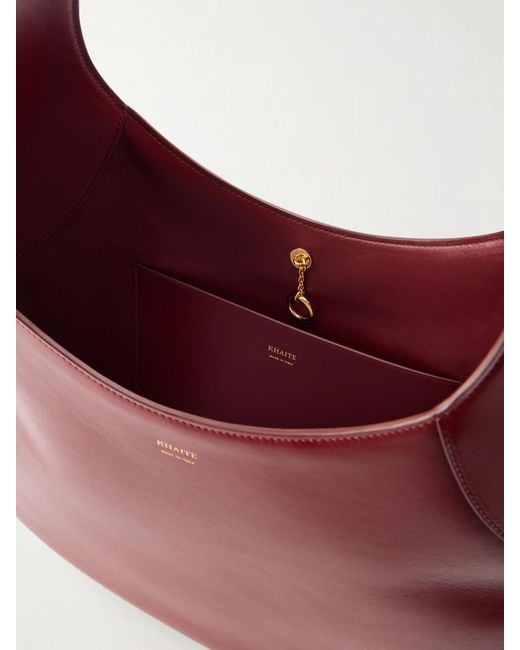 Khaite Red Joan Large Leather Tote